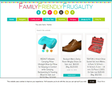 Tablet Screenshot of familyfriendlyfrugality.com